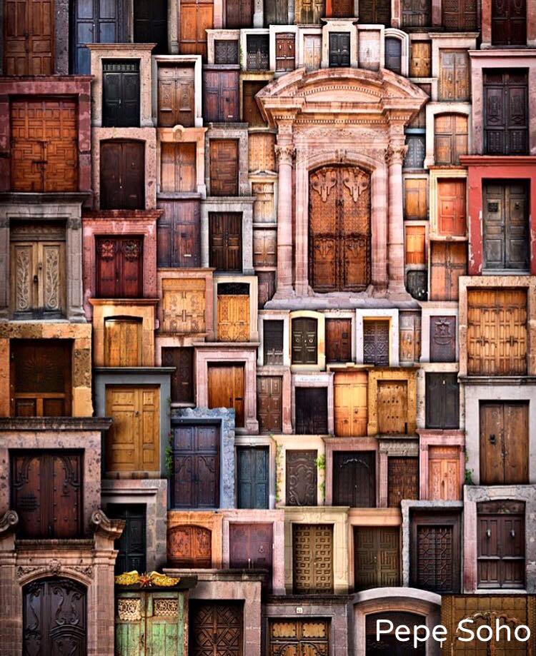 101 puertas de San Miguel de Allende por Pepe Soho