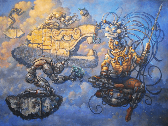 Rey Maya por Racrufi