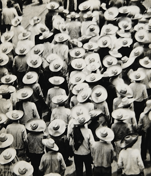 Trabajadores en paro por Tina Modotti en 1926