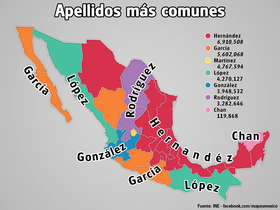 apellidos mapa mexico