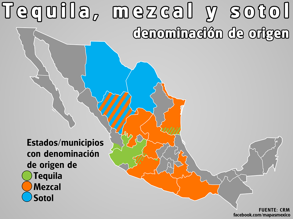 denominacion mapas mexico
