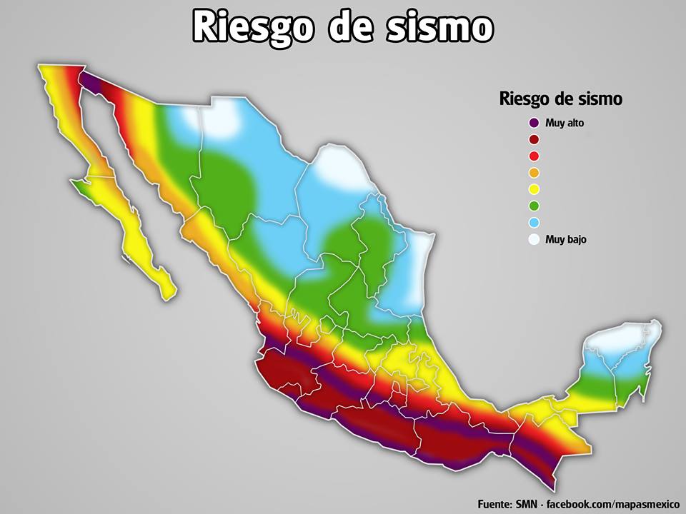 sismo mapa mexico