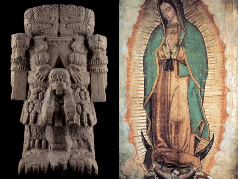Tonantzin Coatlicue e a Virgem de Guadalupe