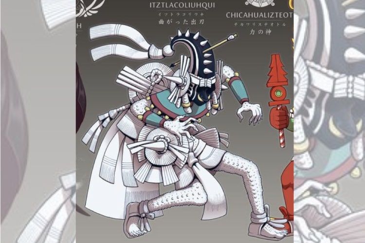 Itztlacoliuhqui, la deidad mexica del frío y el cuchillo de obsidiana